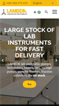 Mobile Screenshot of lambda-instruments.com